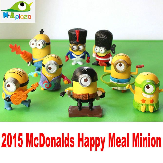 Despicable Me 2 Mcdonald‘s Happy Meals Guitar Minion Figure 