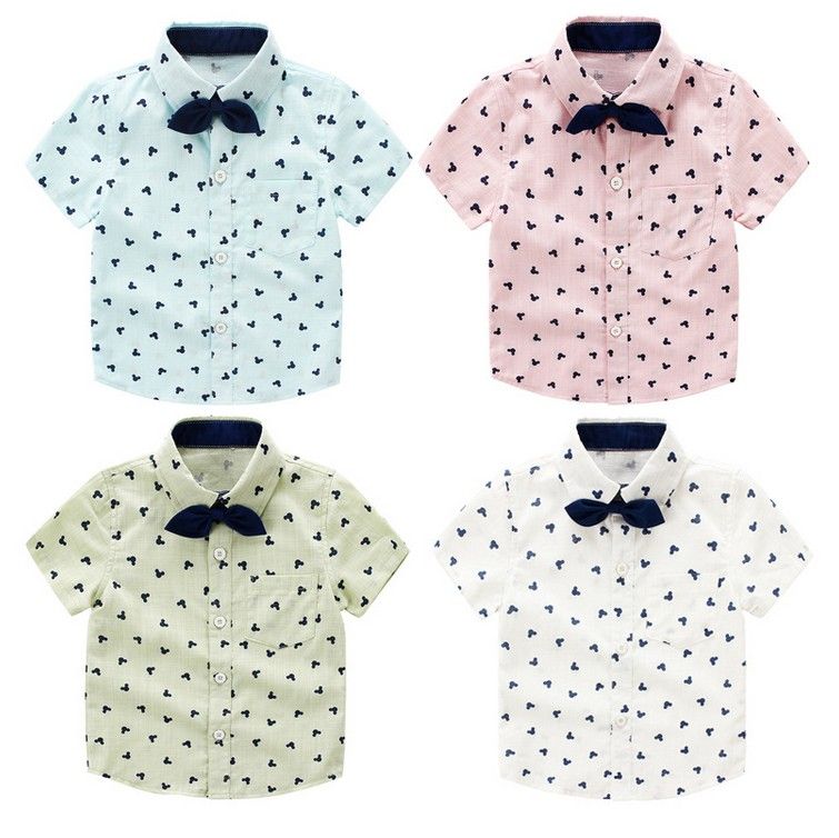 baby boy white collared shirt