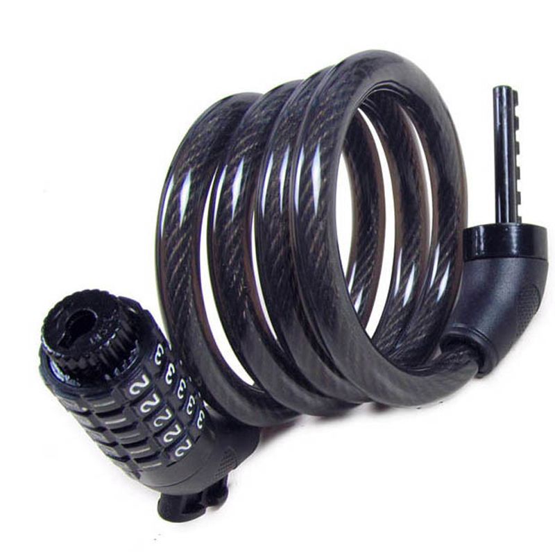 spiral bike lock