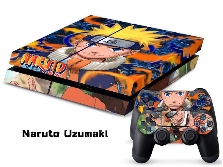 Uzumaki Naruto Anime Sony PS4 Playstation 5 Skin Aufkleber Schutzfolie Sticker 