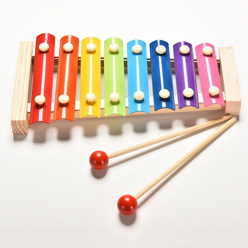 Buy Dropshipping Noisemaker Toys Online, Cheap Babies Wooden Toy Musical Instrument 8 Notes