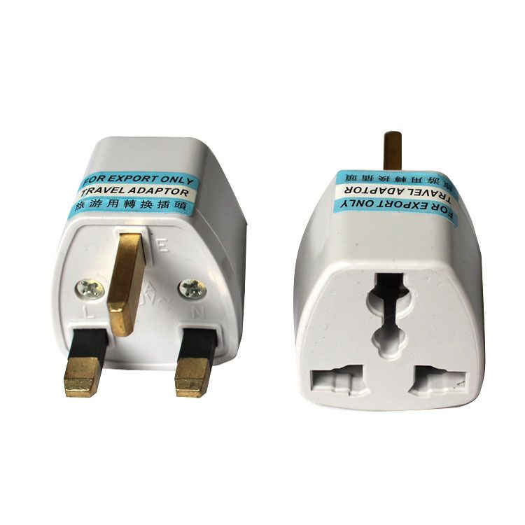 Euro Converter Plug UK Travel Adapter,AIEVE 2 to 3 pin Plug Adapter EU/US to UK Travel Plug Adapter 1 Pack Euro Converter Plug and 1 Pack American Converter Plug 