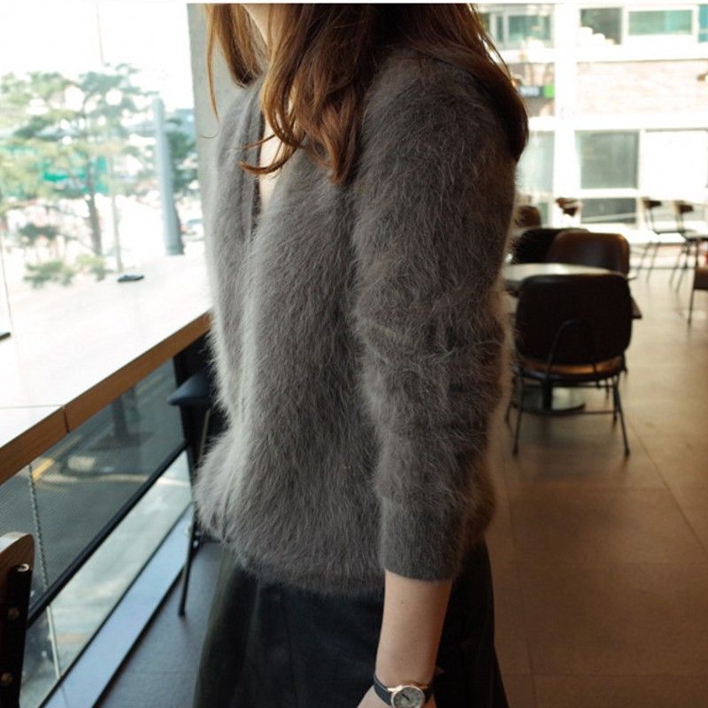 Großhandel Korean Frauen Plüsch Nerz Kaschmir Strickjacke V Kragen Frau Langarm Botton Cardigan Warm Elegant Outwear Sueter Mujer Von Bichery, $67.12 Großhandel Korean Frauen Plüsch Nerz Kaschmir Strickjacke V Kragen Frau Langarm Botton Cardigan Warm Elegant Outwear Sueter Mujer Von Bichery, $67.12