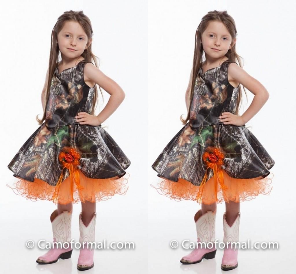 realtree camo flower girl dresses