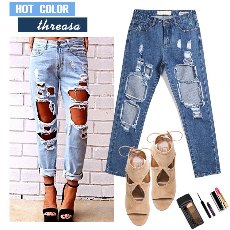 jeans strappati 2015