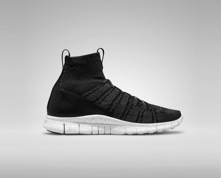 nike high ankle shoes black