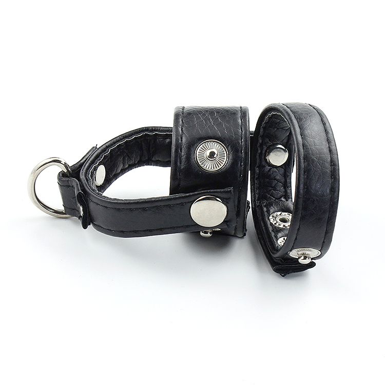 Men Wearing Leather Cock Ring