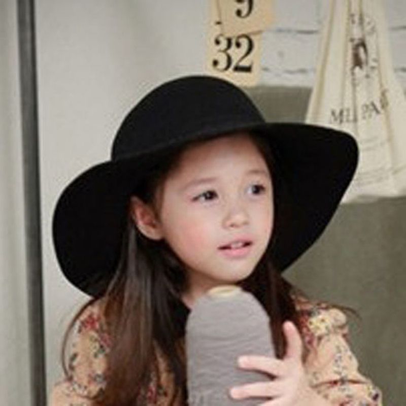 toddler girl black hat