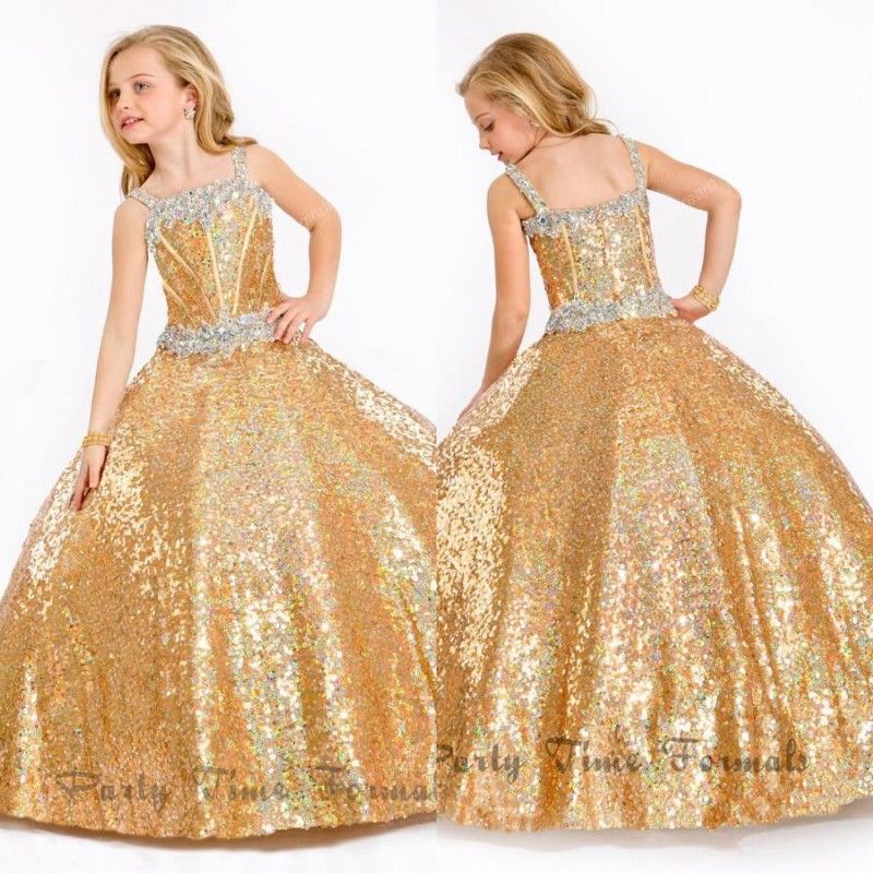 gold gown for kids