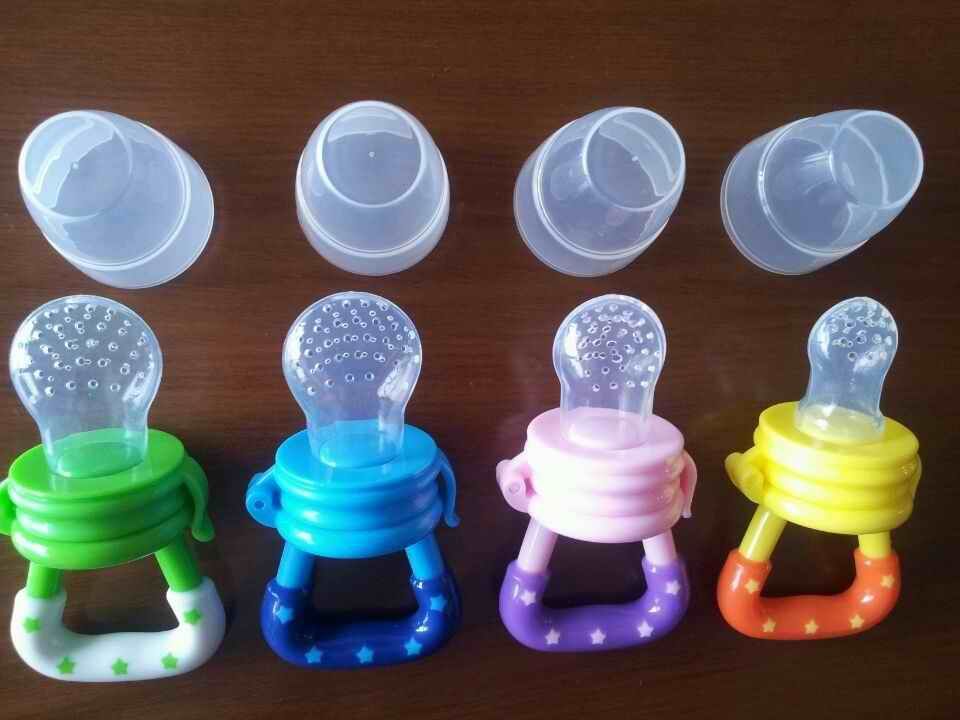 pacifier that you can put food in