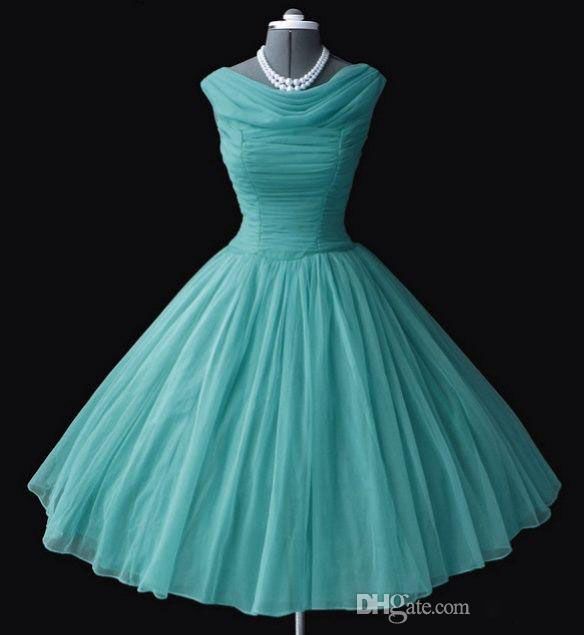 Café Cinemática maratón Años 50 Años 50 Vestidos Vintage De Dama De Honor Vestido De Gala Bateau  Escote De Té Vestidos De Fiesta Vestidos De Fiesta Cortos Vestidos De Fiesta  / Graduación Nuevo De 91,26 € | DHgate