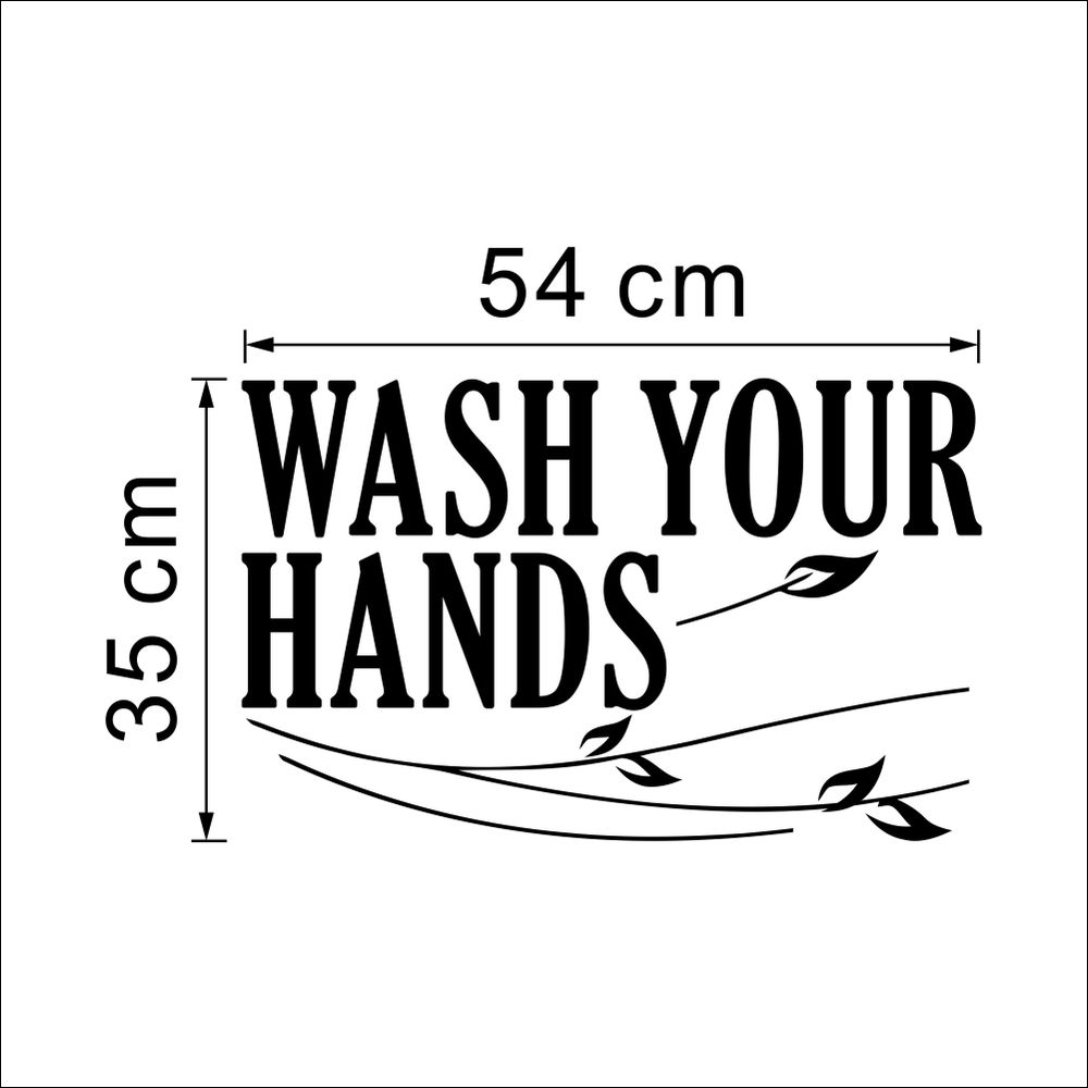 Compre Lávese Las Manos Etiqueta De La Pared Cotizaciones Cuarto De
