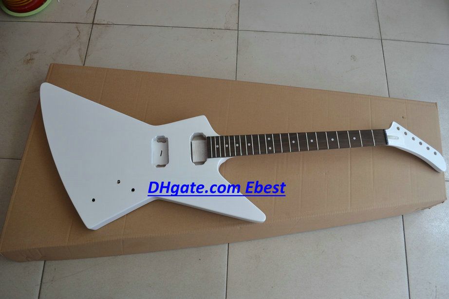 Unfinished White Explorer Guitar Body Eletric Guitars Body 2015