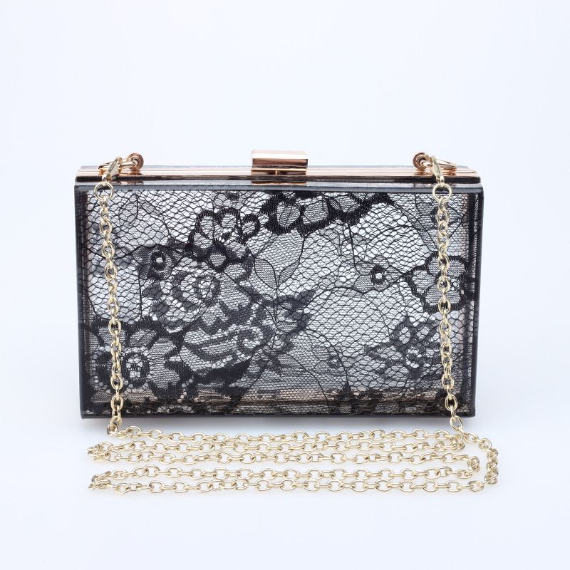 lace clutch bag