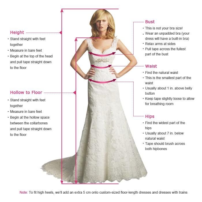 Wedding Dress Train Lengths Chart