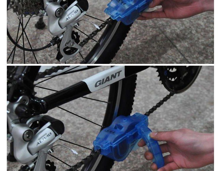 bike wash chain device