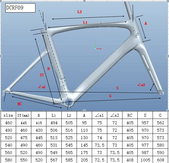 Ridley Bikes Size Chart