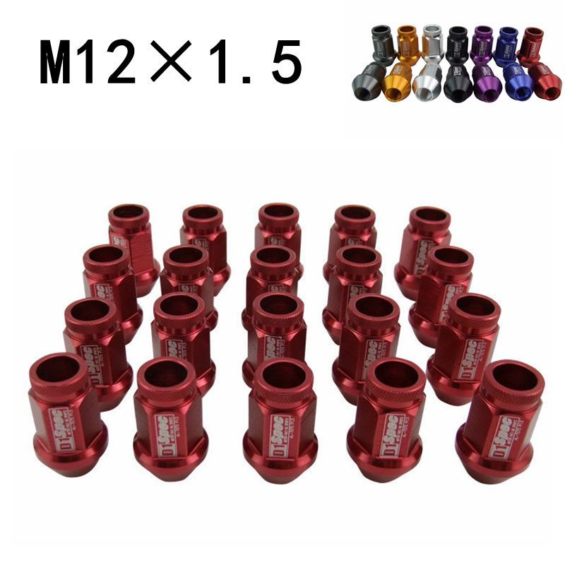 2021 Racing D1 SPEC Wheel Lug Nuts L 40mm P12x1.5 7075 Aluminum
