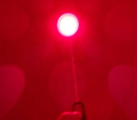 czerwony laser