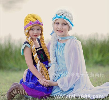 frozen hat with hair