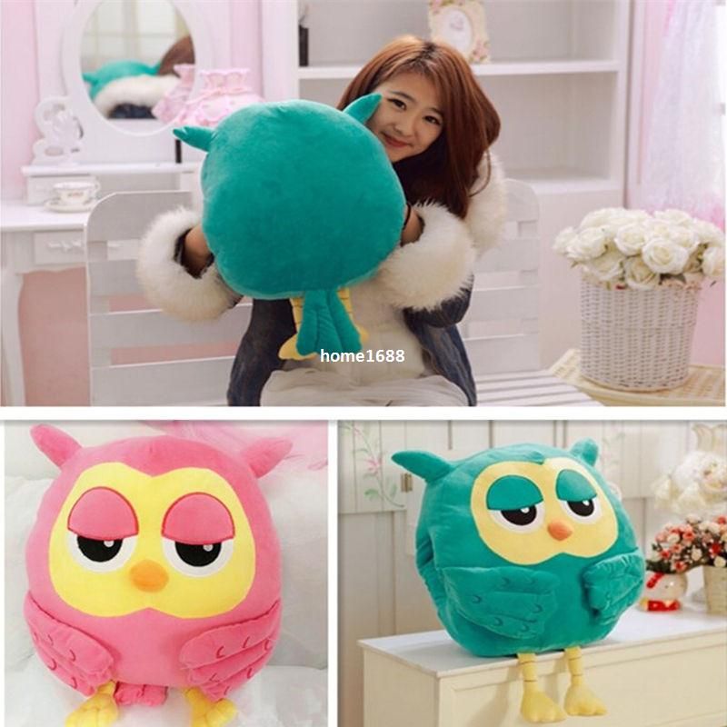New Hot Winter Cute Owl Warm Soft Lovely Plush Toy Doll Pillow