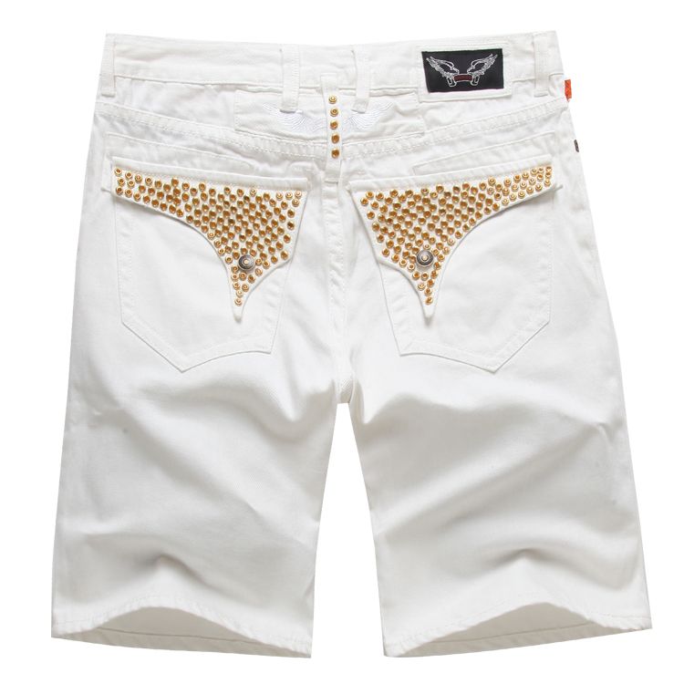 white robin jeans