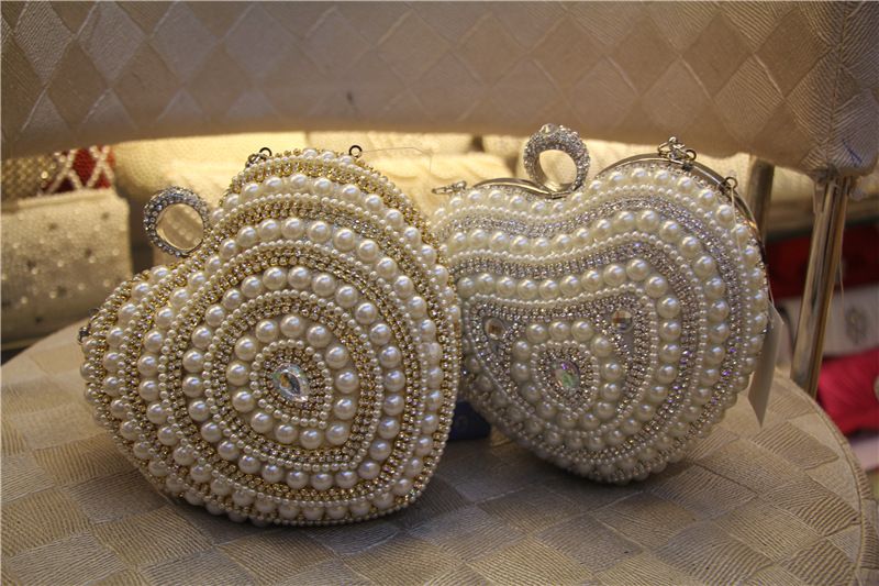 vintage bridal clutch