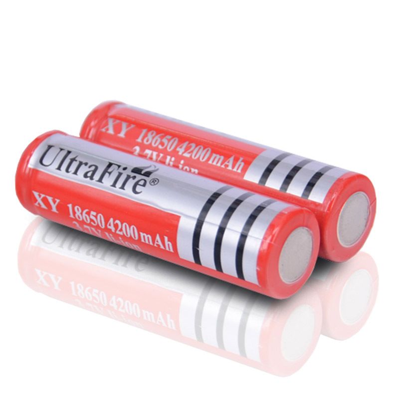 UltraFire 18650 3.7V Rechargeable Li Ion Battery 4200mAh Torch Light