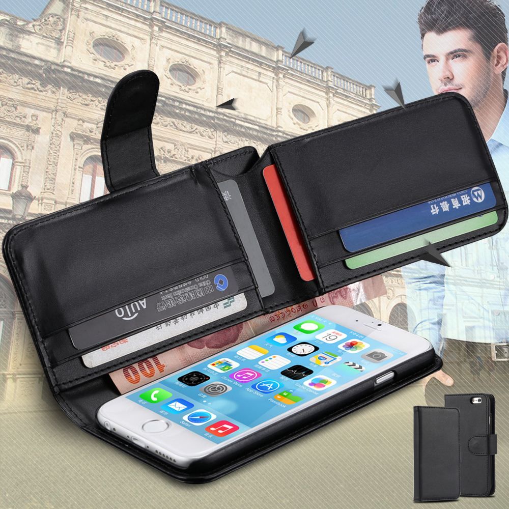 tv station Draak weg te verspillen Retro Business Men Fold Wallet PU Leather Case For Iphone 6 Plus 5.5inch  Flip Phone Cases Cover Card Slot For Apple Iphone6Plus From Feifeiyu_show,  $18.14 | DHgate.Com
