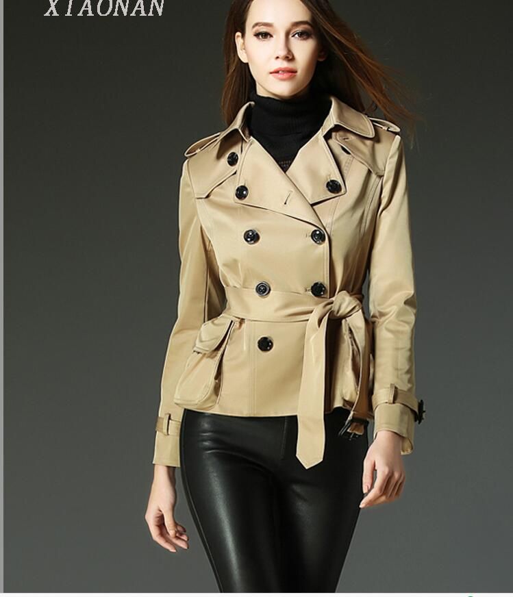 womens short trench coats