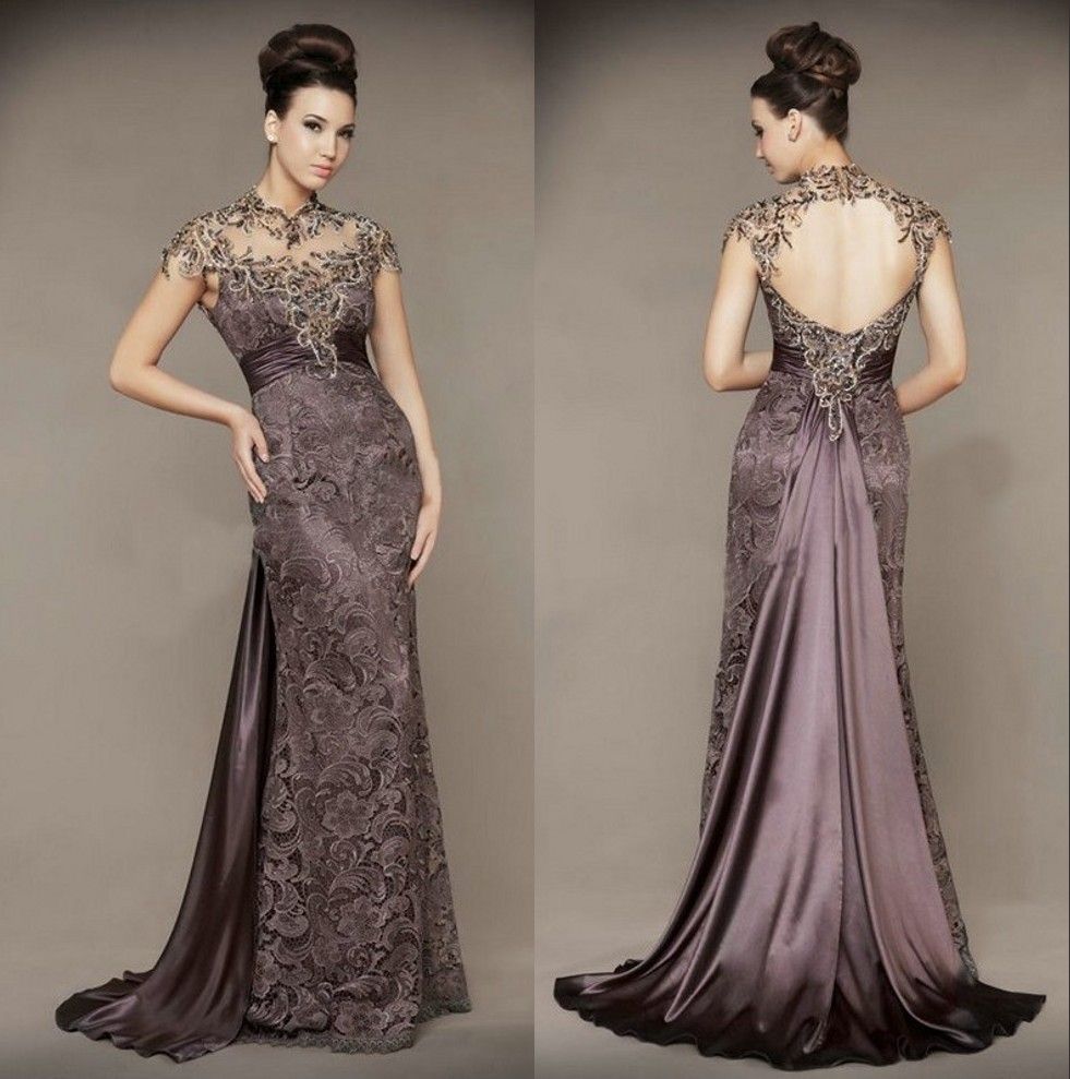 lace evening gown