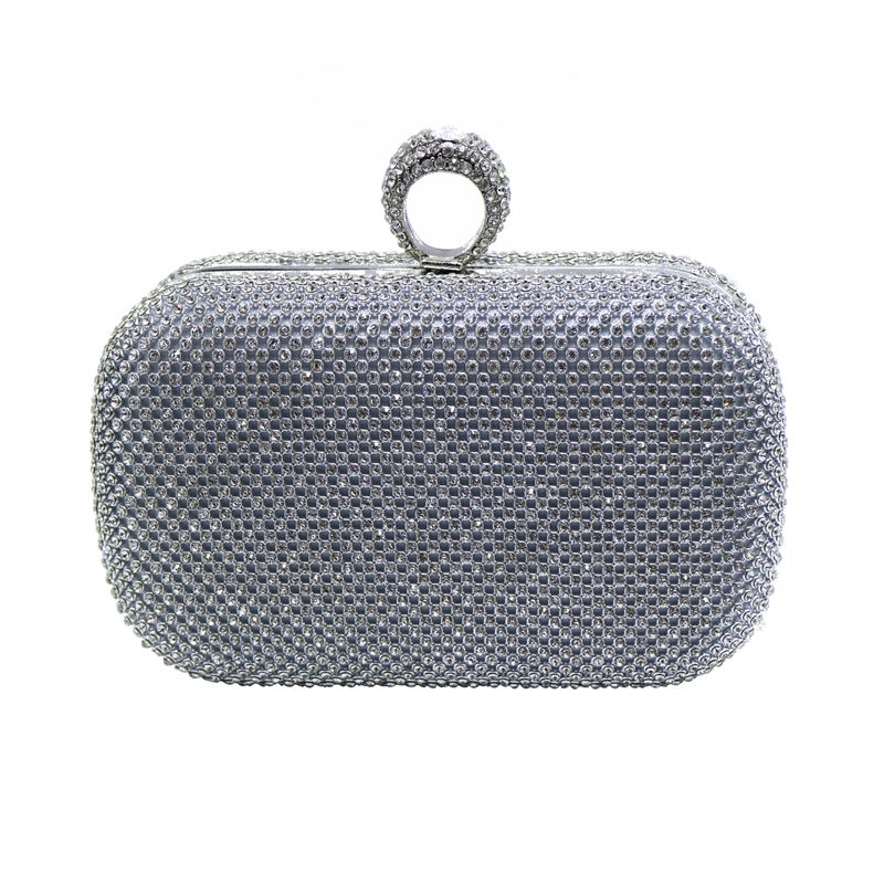 Acquistare Borsa Da Sera Da Donna Oro / Argento / Anello Nero Pochette Con  Pochette Da Sera Con Borse Da Sera In Strass Di Cristallo Economico |  Consegna Veloce E Qualità | DHgate Italy