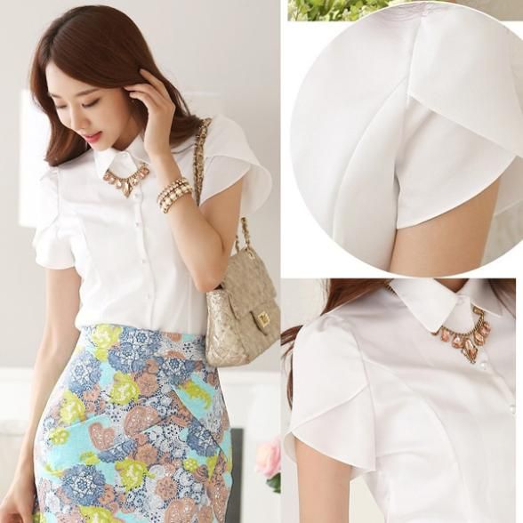 blusa manga de boneca
