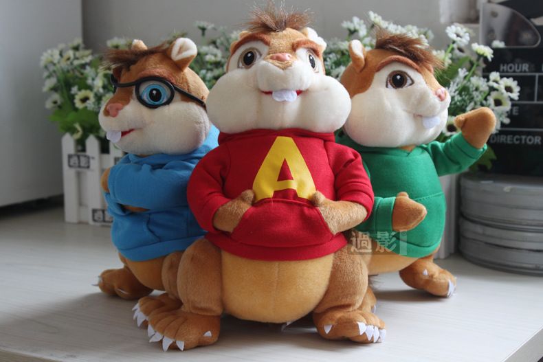 peluches de alvin y las ardillas