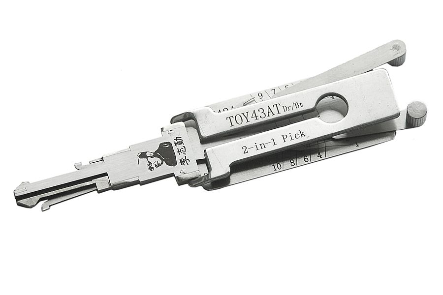 Lishi TOY43AT 2 In 1 Lock Pick And Decoder/Car Key Decoder
