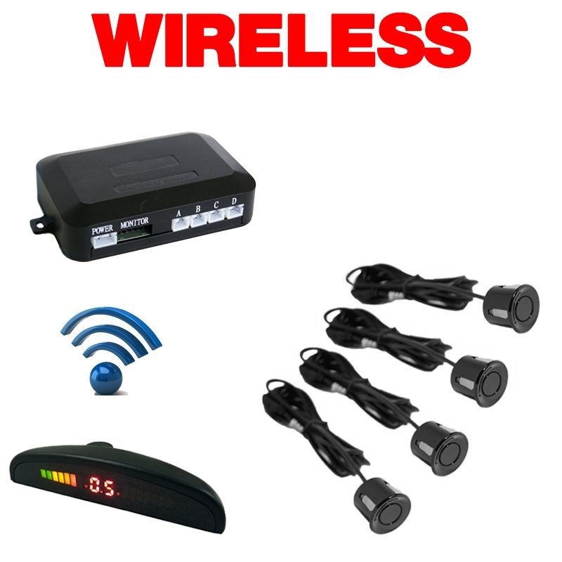 2020 Wireless Car Parking Sensors Car Backup Radar System Kits New