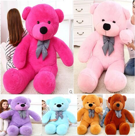 red and blue teddy bear