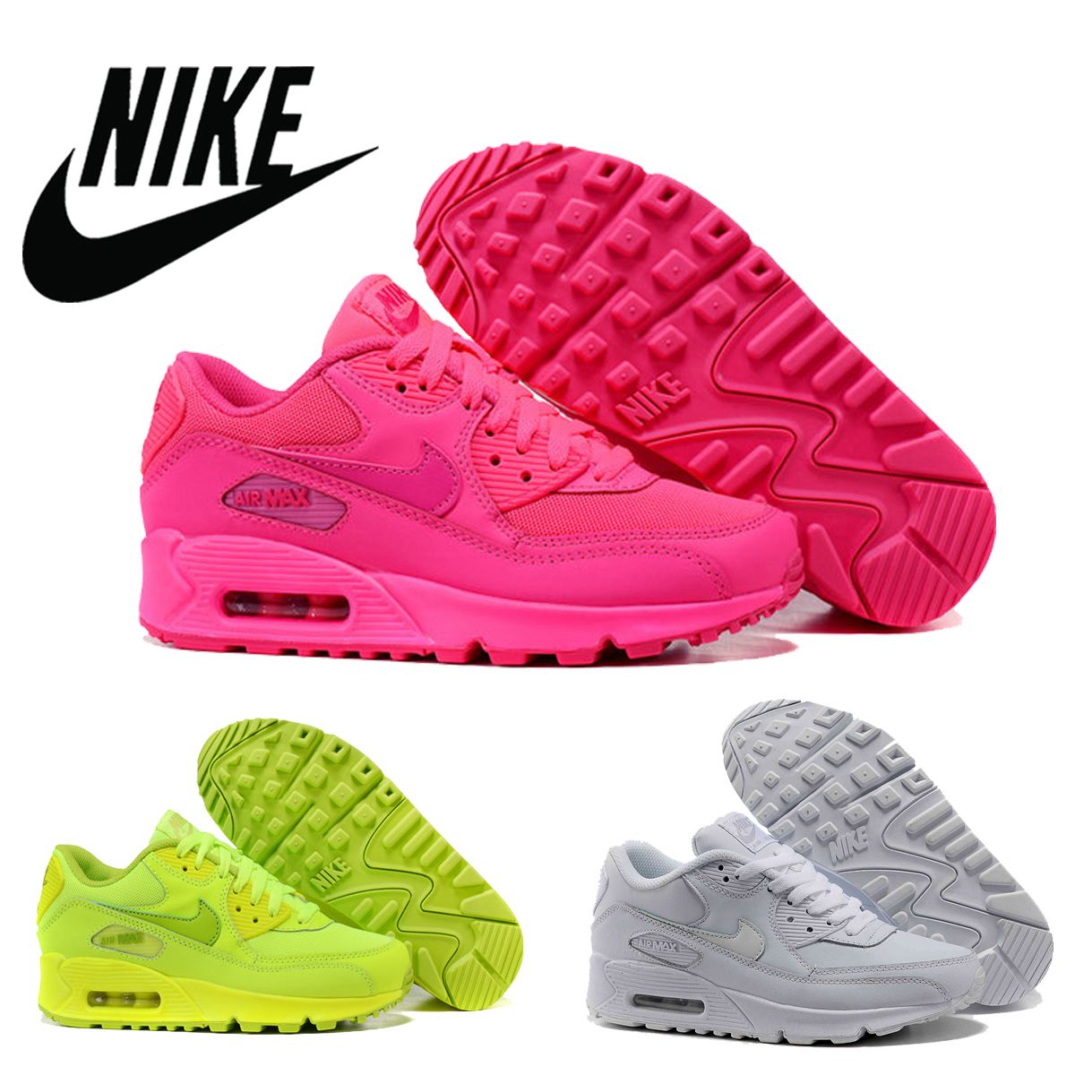 Compre Nike Air Max 90 GS Hyper Vivid Pink Pink Hombres Mujeres Zapatos  Runing, Calidad Original Nike Air Max 90 Hyperfuse GS Premium Runing Los  Zapatos Nuevos A 70,16 € Del Bestsportcentre | DHgate.Com