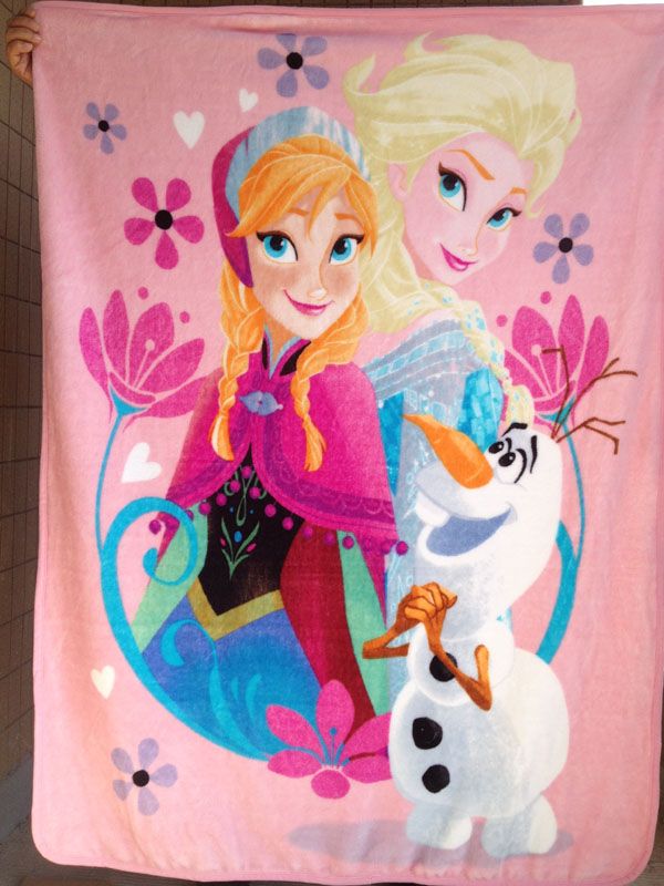 Compre Bebe Congelado Cobertor Anna Elsa Olaf Manta Congelada Para Los Cabritos Manta Caliente De La Manta Del Bebe De La Felpa Suave Estupenda En La Cama Liberan El Envio A 8 05