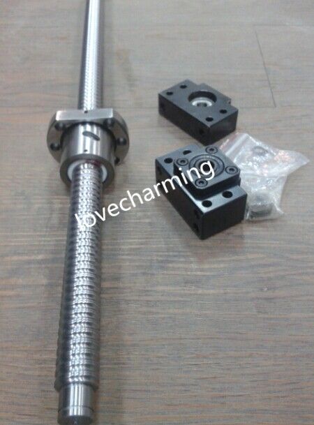 bearing mounts BK15 BF15 1 anti backlash ballscrew RM 2505-850mm ball screw C7