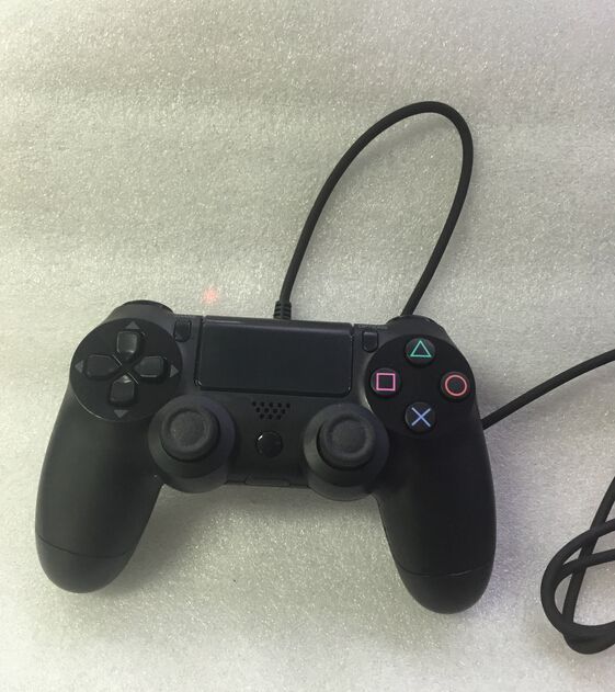 Generic Wired Game Controller With Touch Panel For PS4 Console Black