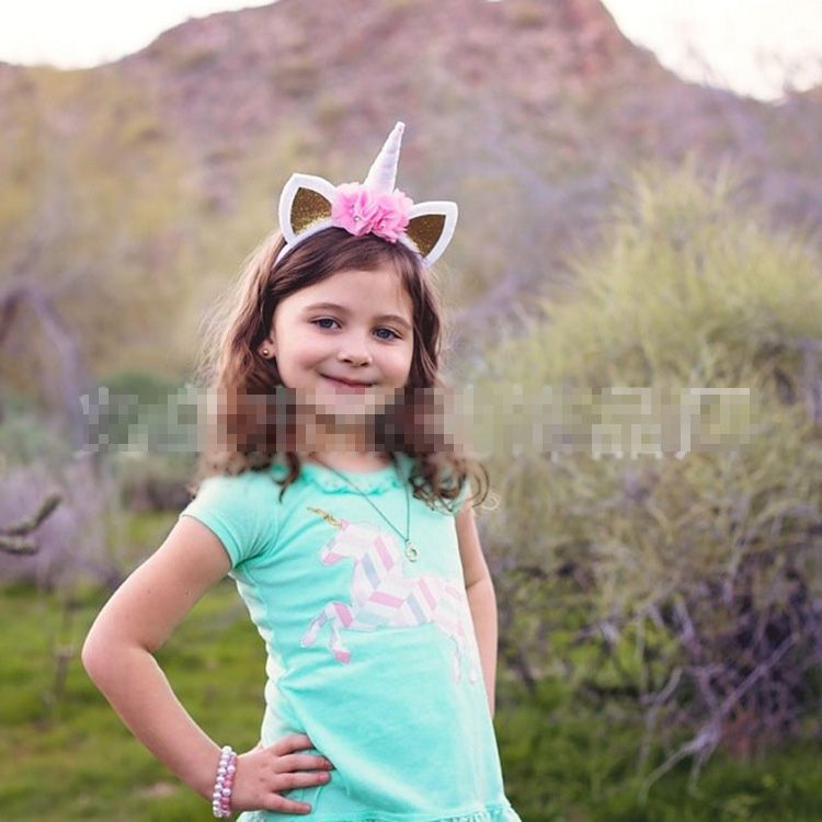 Unicorn Hair Sticks Boutique Headbands For Girls Birthday Party