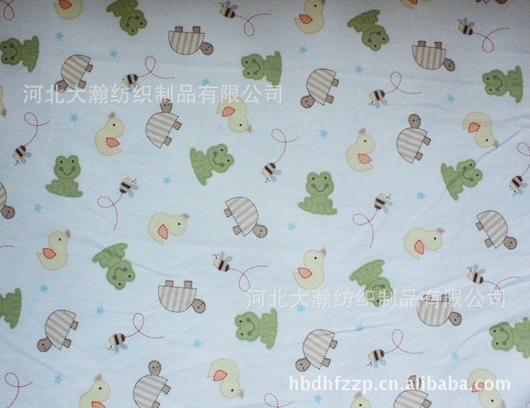 Embroidery Turtles Frog Green Tree Baby Bedding Set 100 Cotton