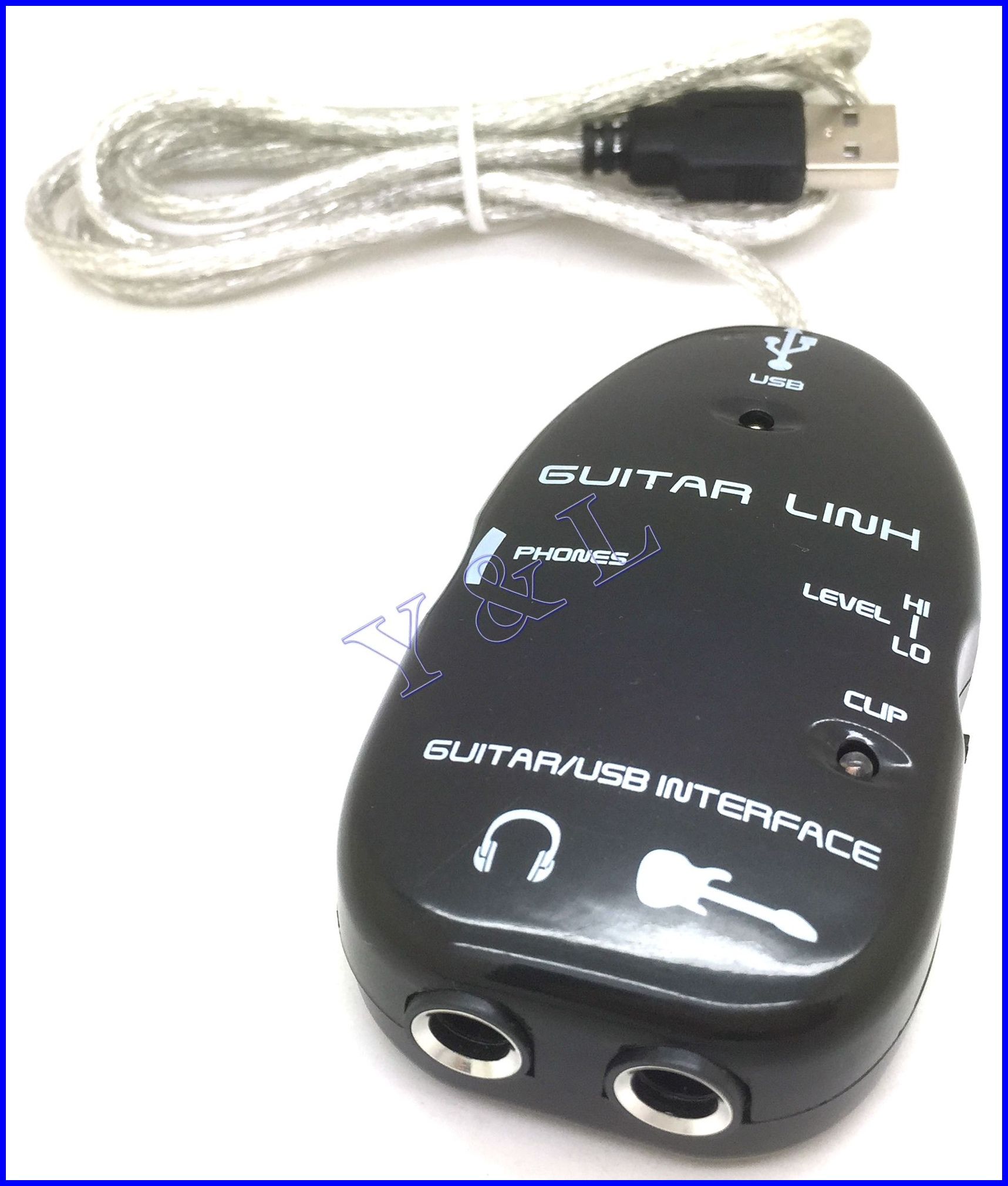 2020 USB To Electric Guitar Bass Audio Recording Record Link Adapter