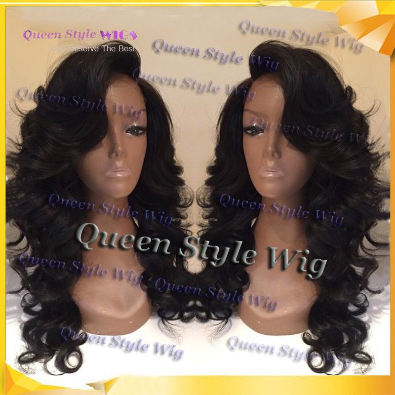 Celebrity Style Synthetic Wigs Loose Body Wave Hair Wig Natural