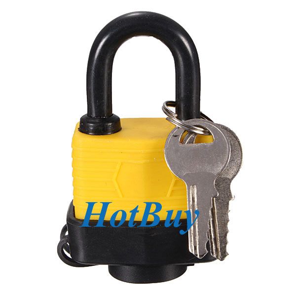 4 llaves iguales 40 mm Resistente al Agua Impermeable Candados Cerraduras De Seguridad 8 llaves 4