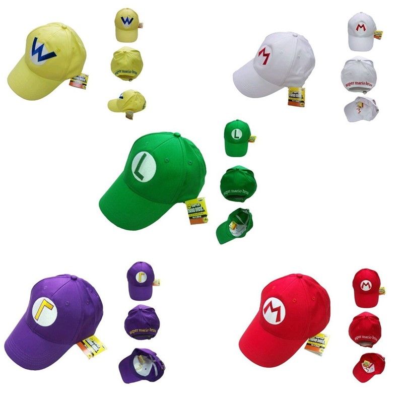 Acquistare i Super Mario Del Cappello Regolabile Mario Luigi Vario Waluigi  Cappello Di Baseball Kid d Caps Economico | Consegna Veloce E Qualità |  It.Dhgate