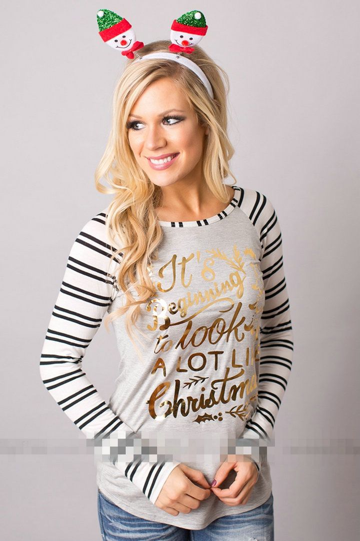 women's boutique christmas shirts