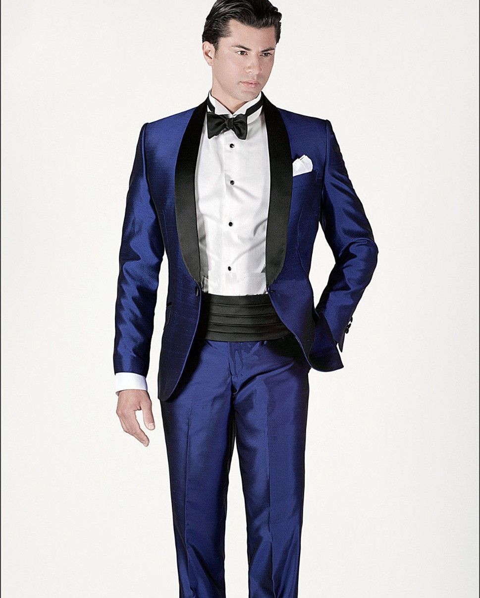 Compra Traje Para Hombres Top Venta De Novio Trajes Brillante Collar Negro  2021 TUXEDO DE BODA PARA HOMBRE Barato | Entrega Rápida Y Calidad |  Es.Dhgate