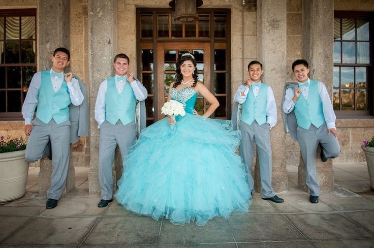 turquoise 15 dresses puffy